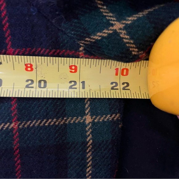 Vintage Sag Harbor Plaid Blazer Jacket-Green/Red-Women’s 12-Christmas-Holidays - Picture 10 of 12